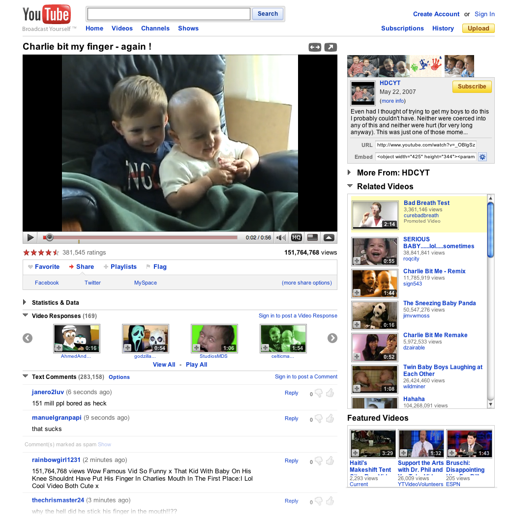 old youtube for mac 2006